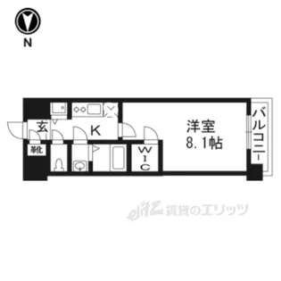エスリード京都梅小路【3階】の間取り