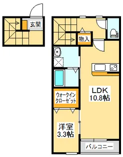 プランドールユー【2階】の間取り