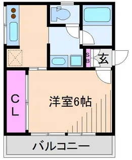 1Kの間取り画像