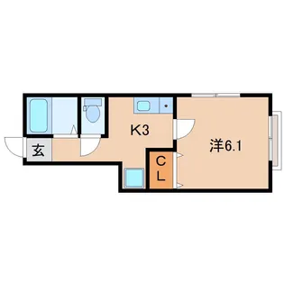 メゾン・ド・ATYS B【1階】の間取り
