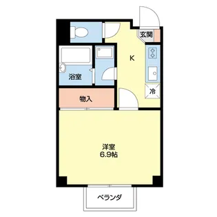 アミティハイツII【2階】の間取り