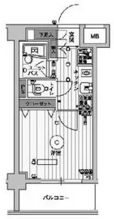 スカイコート押上壱番館【2階】の間取り