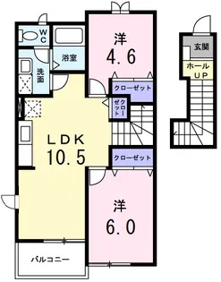 フェーンコート【2階】の間取り