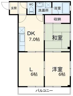 レクリオヒロ西池新田【2階】の間取り