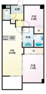 GARDEN昴【4階】の間取り
