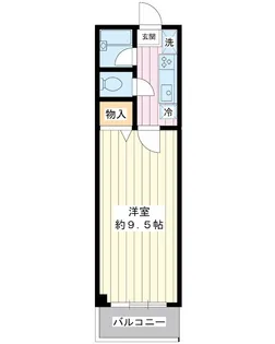 ノースグローリーSR【4階】の間取り
