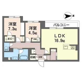 フォレナ【2階】の間取り