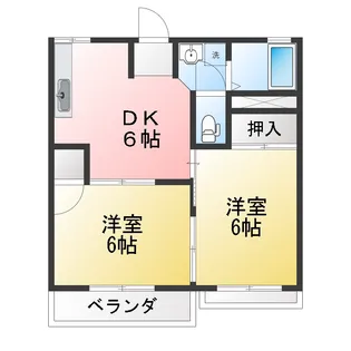 リバーサイド八楠【1階】の間取り