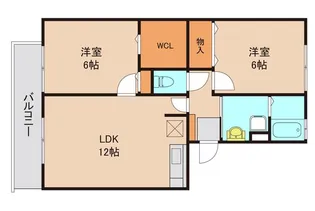 千葉県市川市妙典5【アパート】の間取り