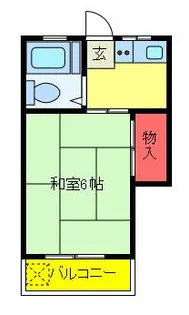 ユーハイム猪鼻【2階】の間取り