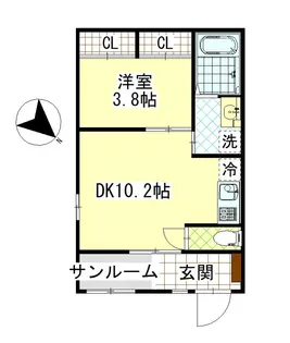 M&B【1階】の間取り