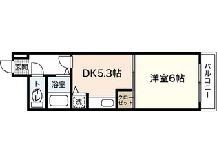 ANNEX瀬川【4階】の間取り