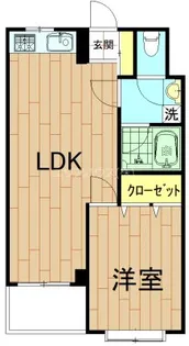 神奈川県川崎市高津区明津【マンション】の間取り