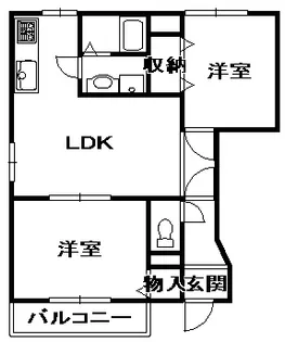 コンフォートコエモンI【1階】の間取り