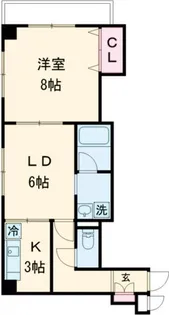 ハレアカラ【8階】の間取り