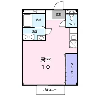 あんてぃーく【2階】の間取り