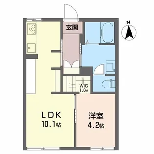 ヴィラパルク【1階】の間取り