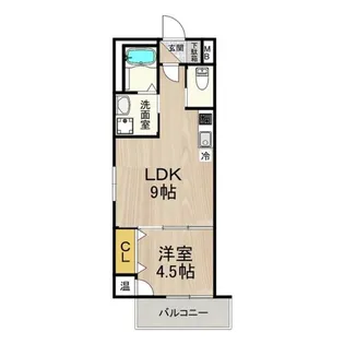 グラースコート【2階】の間取り