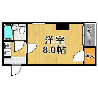 大進マンション【2階】の間取り