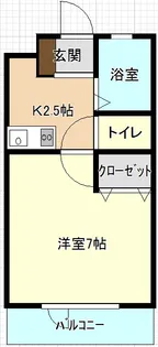 ヴィラソレイユ【2階】の間取り