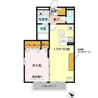 埼玉県さいたま市南区大谷場2【アパート】の間取り