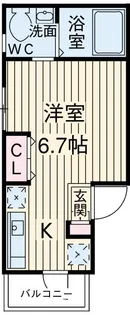 Amulet東小岩【2階】の間取り