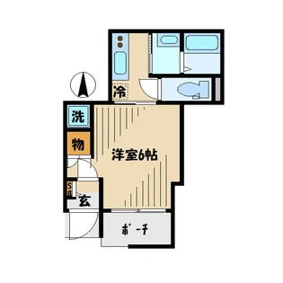 東京都中野区弥生町3【マンション】の間取り