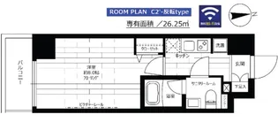 グランドコンシェルジュ池袋本町イースト【3階】の間取り