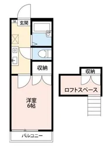 ロックウェル三山【1階】の間取り