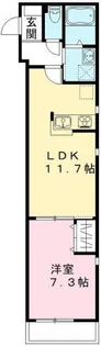 フェニックス神立【2階】の間取り