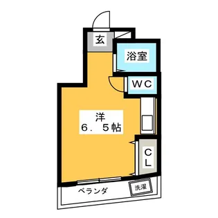 ハイツ栄【4階】の間取り