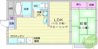 ヒルサイド上野山【2階】の間取り