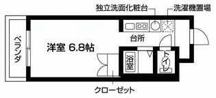 ビバリー千里丘【2階】の間取り