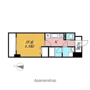 1Kの間取り画像
