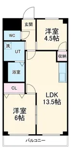 メゾン志?野【3階】の間取り