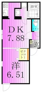 イクシオ竹の塚【1階】の間取り
