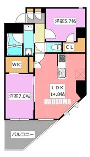東京都豊島区上池袋2【マンション】の間取り