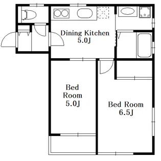 アリエーテ沼袋【2階】の間取り
