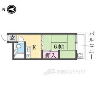 第三吉村マンション【4階】の間取り