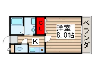 ビューハイツ藤原【3階】の間取り