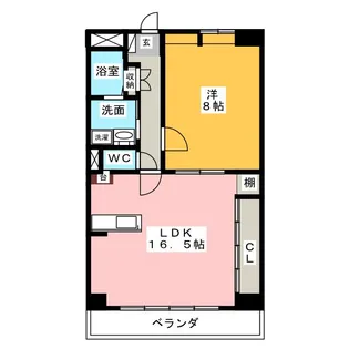 にしの台ヒルズ【3階】の間取り