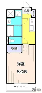 東京都東久留米市滝山7【マンション】の間取り