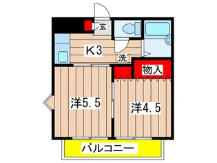 イリス日吉【1階】の間取り