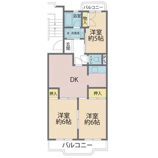 ポルシェ伊勢原II【1階】の間取り
