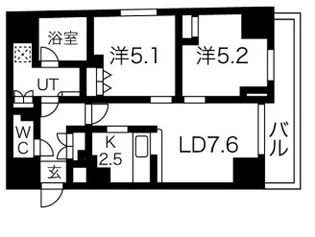 東京都荒川区南千住5【マンション】の間取り