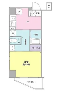 東京都荒川区東日暮里6【マンション】の間取り