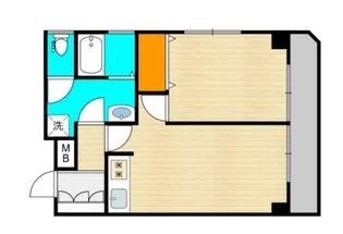 神奈川県川崎市中原区上丸子八幡町【マンション】の間取り