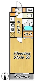 リヴェール葛西【1階】の間取り