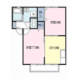 アクシア【1階】の間取り