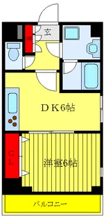 スパシエアルマール浮間公園【2階】の間取り
